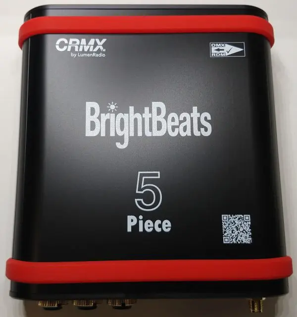 Five Piece Wireless CRMX DMX Triggered LED controller